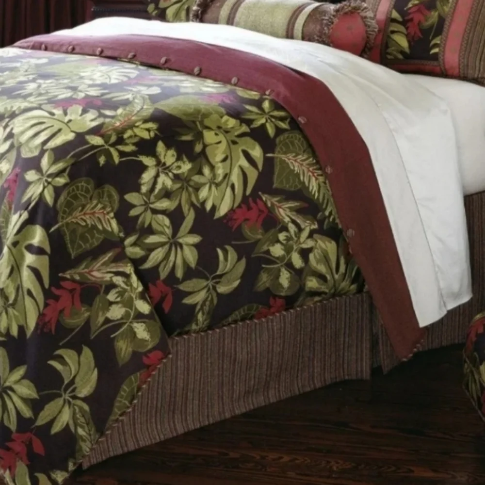 Eastern Accents tropical palm duvet cover twin Tahiti